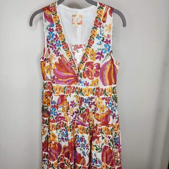 NWT Sezane X Farm Rio Alamedee Maxi Dress Size 4 - Picture 8 of 17